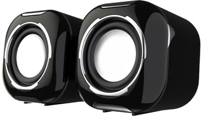 Oneay Computerluidsprekers, 5W pc-luidsprekers, USB-luidsprekers, monitorluidsprekers voor desktopcomputers/pc's/laptops, gamingluidsprekers
