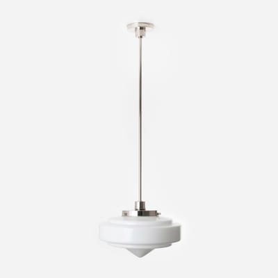 Hanglamp Pointy Stairs 20's Nikkel - Art Deco Trade