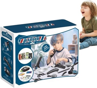 Kapper Rollenspel Set - Kinder Kappersset - Doen Alsof Spel - Veilige Accessoires - 24 x 18 x 8 cm