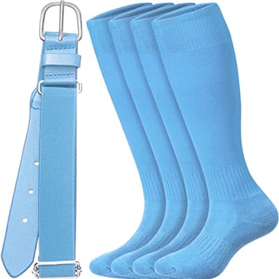 Honkbal en Softbal Comboset met Verstelbare Riem - Multisport Accessoires - Lichtblauw