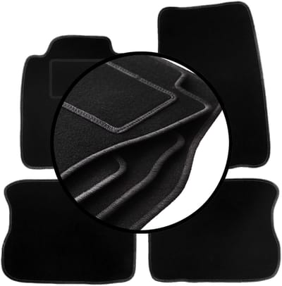 Complete set veloursmatten voor: Volvo 240 / 260 stationwagen, sedan (1974-1993)