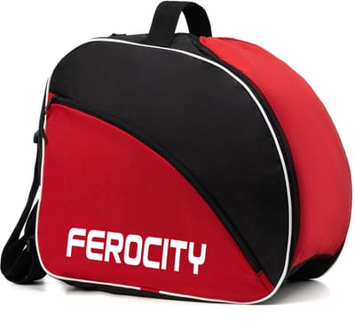 FEROCITY - Premium skischoentas - Skitas met uitneembaar meshvak - Kleur Rood Zwart