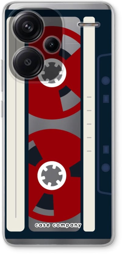 Case Company® - Hoesje geschikt voor Xiaomi Redmi Note 13 Pro plus hoesje - Here's your tape - Soft Cover Telefoonhoesje - Bescherming aan alle Kanten en Schermrand
