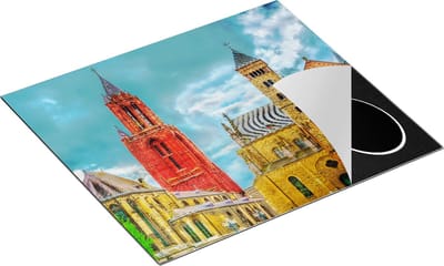Chefcare Inductie Beschermer Basiliek van Sint Servaas in Maastricht - 60x50 cm - Afdekplaat Inductie - Kookplaat Beschermer - Inductie Mat