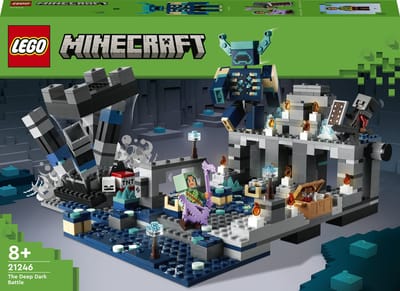 LEGO Minecraft Het Duistere Gevecht, Constructie Speelgoed Set met Bioom 21246