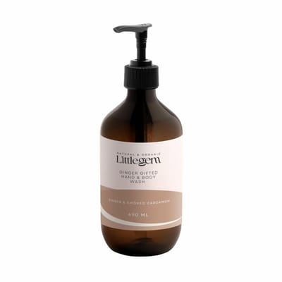 Natuurlijke hand & body wash - Ginger gifted, gember & rokerige kardemom, mild reinigend en perfect als cadeau