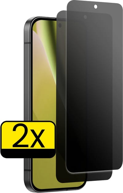 Screenprotector - Geschikt voor Google Pixel 10a - 2 Stuks - Privacy Filter - Beschermglas - Gehard Glas - Tempered Glass - Screen Protector