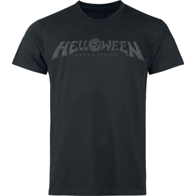 Helloween T-shirt - Logo - S tot 4XL - voor Mannen - zwart