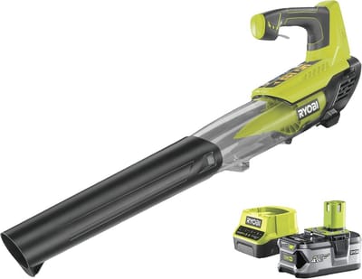 Accu Bladblazer 18V met 4,0 Ah accu en oplader - krachtige luchtsnelheid en variabele snelheidsregeling