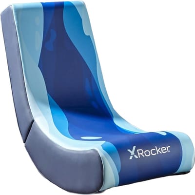 Gamestoel - Lava - inklapbaar - video rocker – blauw (X Rocker)