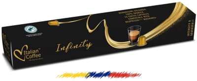 100% Arabica Koffie uit Colombia - Italian Coffee 10 capsules voor Nespresso®