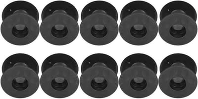 Tafelvoetbal Lagers - Lager Staven - Tafelvoetbal Onderhoud - Schroefdraad Structuur - 48.5mm Diameter - Zwart