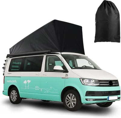 Dakbescherming Camper - Slaapdak Cover - Bescherming Buiten - Maatwerk Pasvorm - Voor T6.1 - Zwart