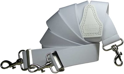 Pierre Mouton - Bretel - Volwassenen - Heren - Sterk met Haken - Wit - 120cm - 35mm - M - L