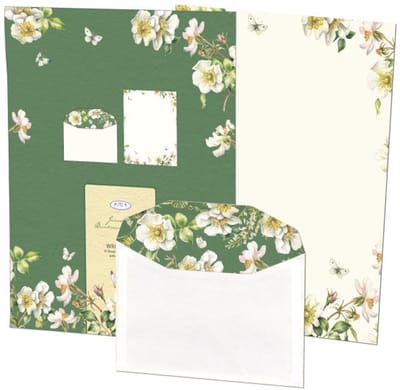 Briefpapier met enveloppen: White Elegance, Janneke Brinkman-Salentijn
