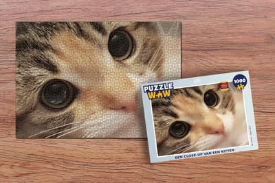 Puzzel Een close-up van een kitten - Legpuzzel - Puzzel 1000 stukjes volwassenen