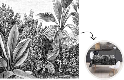 Tafelkleed - Tafellaken - 180x180 cm - Planten - Natuur - Design - Illustratie - Ernst Haeckel - Binnen en Buiten