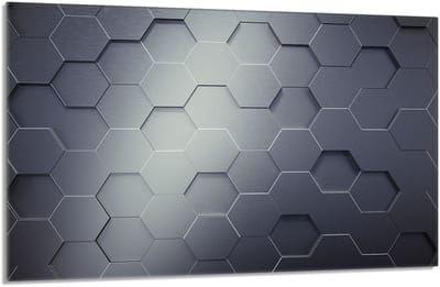 TMK ArtDeko - Beschermplaat voor Fornuis - 80x52 cm - Geh. Glas - Veelkleurig