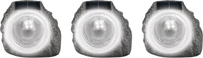 Livarnolux Tuinlampen - Solar - Led - 3 stuks - Grijs
