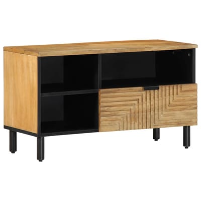 vidaXL - Tv-meubel - 80x33x46 - cm - massief - mangohout - bruin