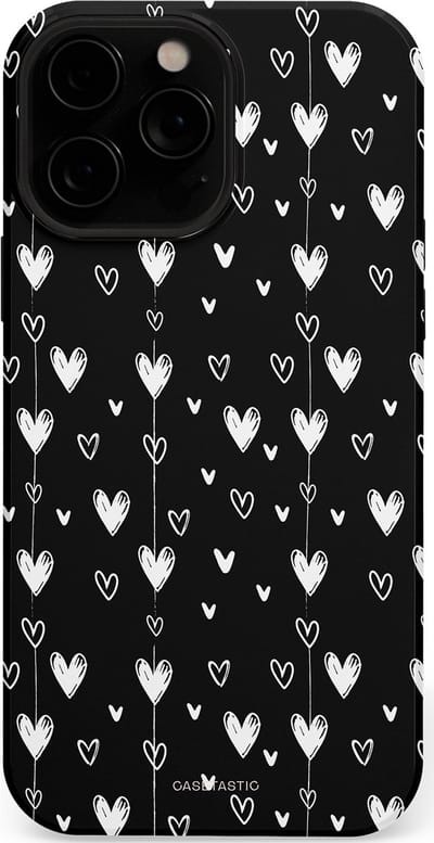 Casetastic Hoesje Geschikt voor Apple iPhone 13 Pro Magsafe - Stijlvolle Beschermende Duo-layer Case - Hangend Hartje