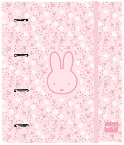 Safta Miffy Flowers Ringband Roze Kinderen