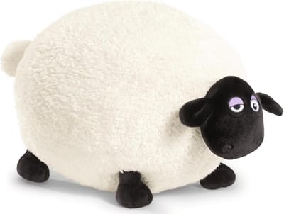 Pluche Knuffel Schaap Shirley 30 cm Wit - Zacht Pluche Figuur om te Knuffelen en Spelen