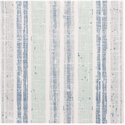 50 Servetten ROYAL Collection 1/4 vouw 40 cm x 40 cm donkerblauw Stripes