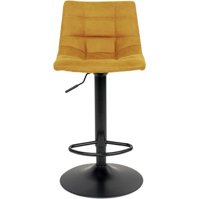 Microvezel barstoel met zwarte poten House Nordic Middelfart