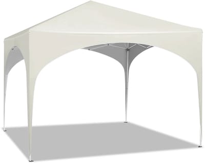 Betaalbare Goederen® partytent - beige - partytenten - partytent opvouwbaar - party tent - partytent 3x3 - feest - BBQ - partytent 3x6