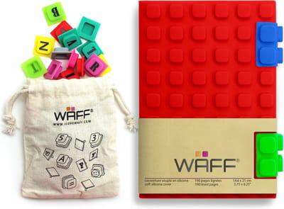 Waff Creatief Dagboek Set A6 Rood