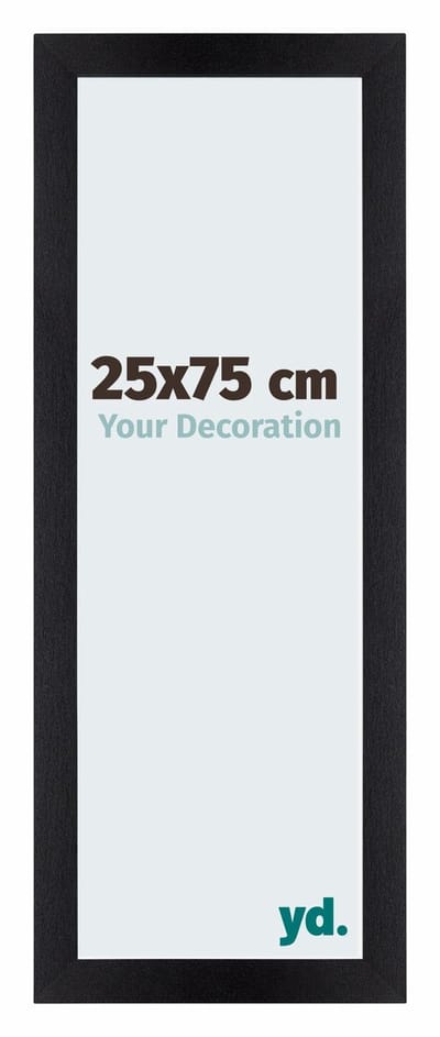 Your Decoration - Fotolijst 25x75 cm - MDF - Zwart Mat - Mura