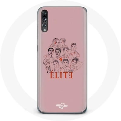 Hoesje voor Huawei P20 Elite seizoen 5 posterkarakters Fanart-logo