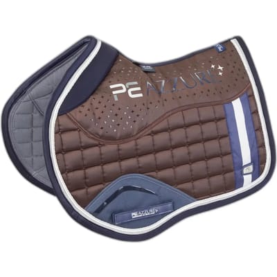 Antislip satijnen zadeldek voor paarden Premier Equine Azzure