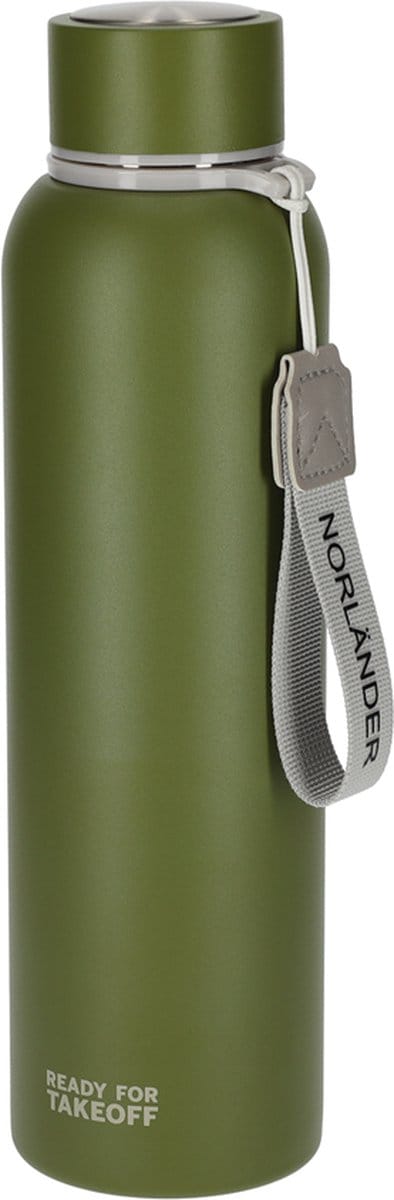 Norlander Thermosfles Oslo - 800 ML - RVS fles - tot 120 graden - Groen