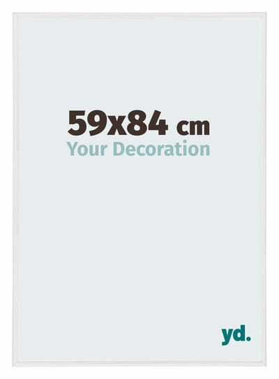 Your Decoration - Puzzellijst 59x84 cm - Wit Hoogglans - Puzzellijst 1500-2000 stukjes - Kunststof Fotolijst - Annecy