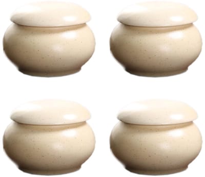 Allecto - Afdichtbare Keramische Opbergdoos - Theedoos - Perfect voor Cosmetica en Kleine Creaties - Beige - Opbergtips - Ruimtebesparend - Geschik...