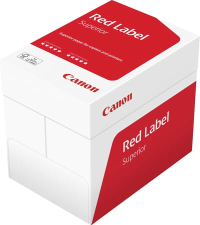Canon kopieer/printpapier - Red Label Superior - FSC - A4 - 80 grams - 1 doos - 5 pak a 500 vel