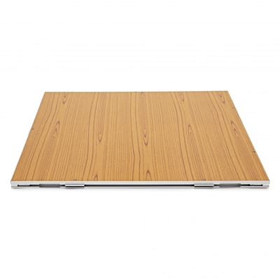 1 m x 1 m Draagbare Dansvloertegel van Gear4music, Houtfinish