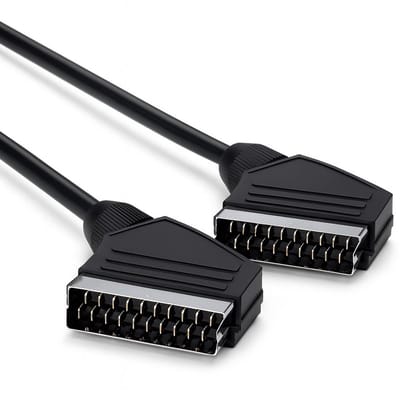 Scart kabel - 0.5 meter - Zwart - Allteq