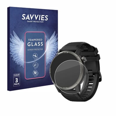 Savvies - Glas Screenprotector voor Kiprun GPS 900 by Coros - Gehard Beschermglas 9H 3 Stuks