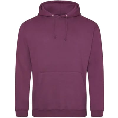 Just Hoods College Hoodie JH001 - Plum - M