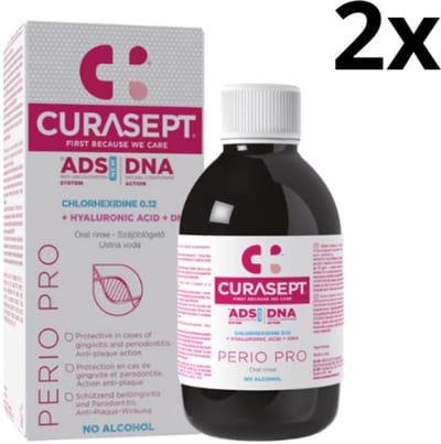 Curasept ADS DNA Perio Pro Mondspoelmiddel 0,12% CHX | 2 x 200 ml