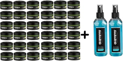 Gummy Styling Wax Matte Finish, 36 stuks + Gummy professional - COLOGNE SAVOUR - eau de cologne