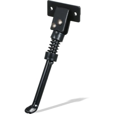 1PC Elektrische Scooter Kick Stand Massief Ijzeren Kickstand Ondersteuning Elektrische Scooter Parkeerstandaard Voeten zwart