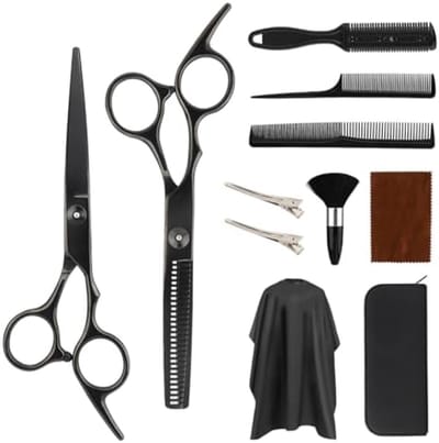 PromoHome Professionele Kappersset - Complete Haarverzorgingsset met Scharen en Accessoires