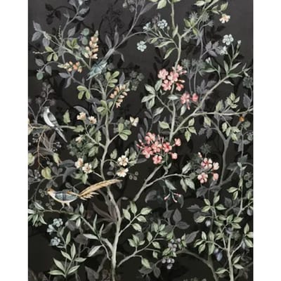 Fotobehang Koninklijke Nacht - Zwart - 2,50m X 200cm