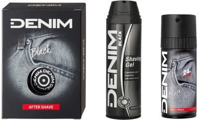 Denim Black - SET - After Shave / Scheergel / Deo Spray