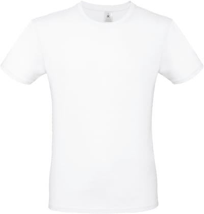 B&C #E150 Men's T-shirt CGTU01T - White - 3XL