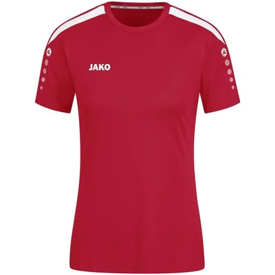 Jako Power Shirt Korte Mouw Dames - Rood | Maat: 38